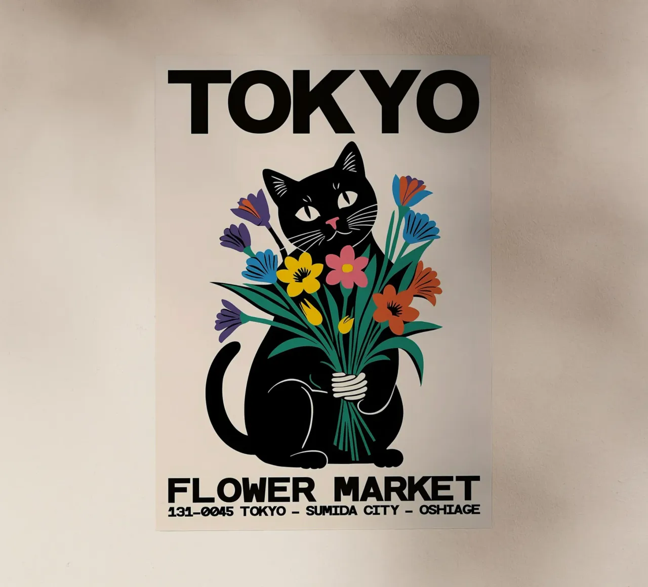 Mercato dei fiori di Tokyo pellicola backlit da diedrich