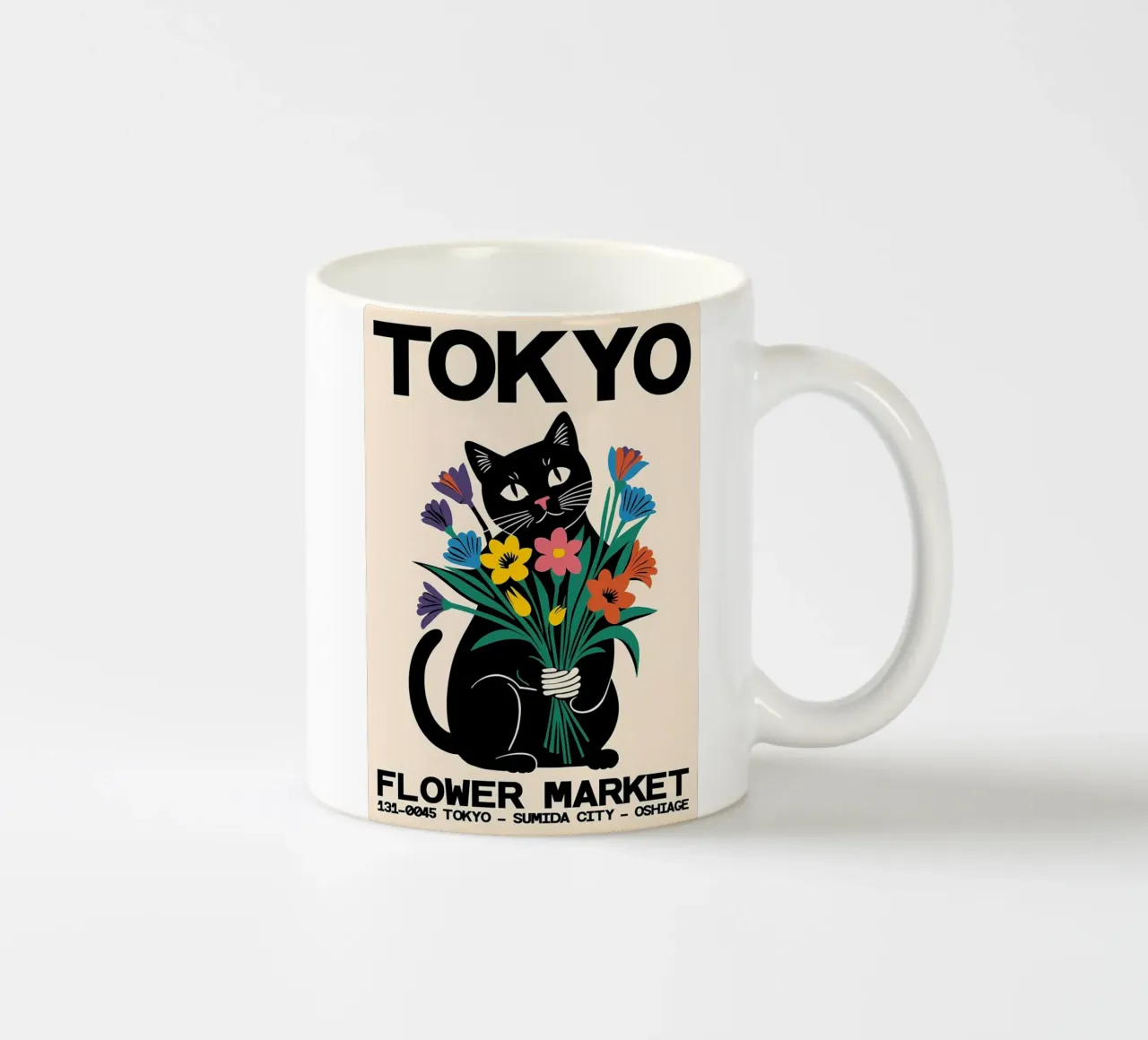 Mercato dei fiori di Tokyo tazza in ceramica da diedrich