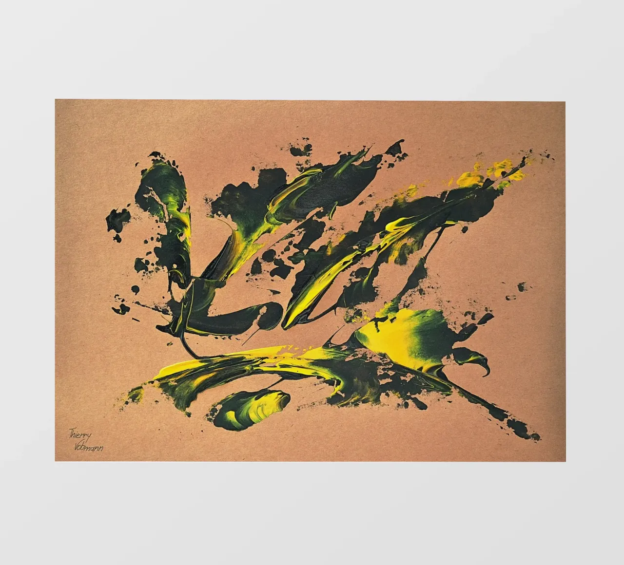 NATURAL STYLE 59 pellicola backlit da Thierry Vobmann Abstract painting