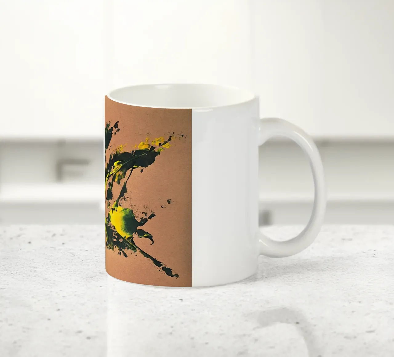 NATURAL STYLE 59 tazza in ceramica da Thierry Vobmann Abstract painting
