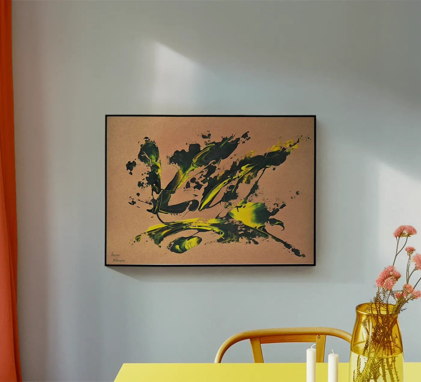 NATURAL STYLE 59 plexiglass da Thierry Vobmann Abstract painting