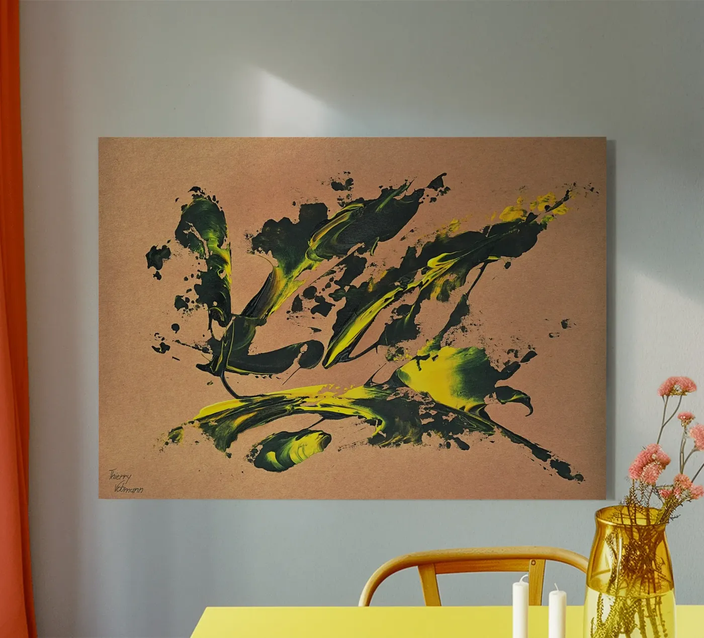 NATURAL STYLE 59 plexiglass da Thierry Vobmann Abstract painting