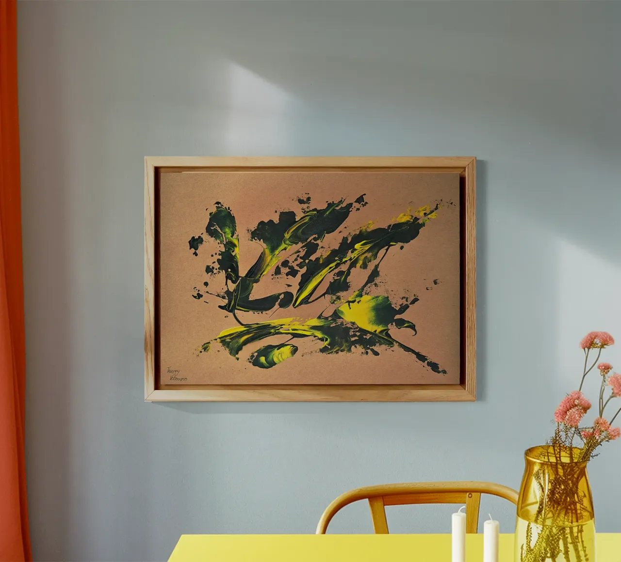 NATURAL STYLE 59 alluminio dibond da Thierry Vobmann Abstract painting
