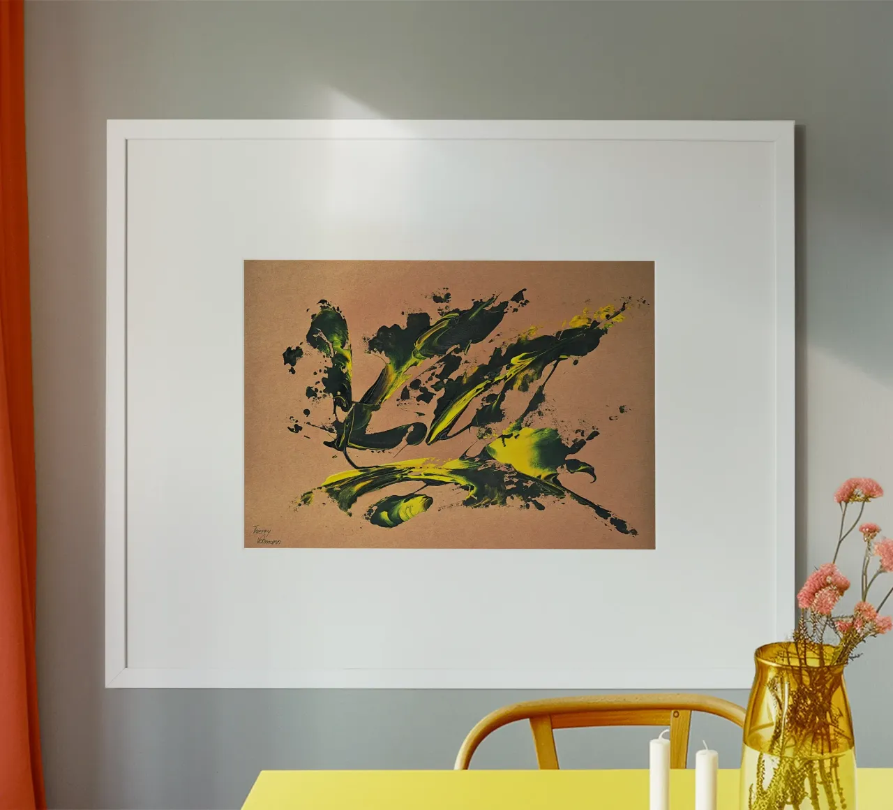 NATURAL STYLE 59 poster da Thierry Vobmann Abstract painting