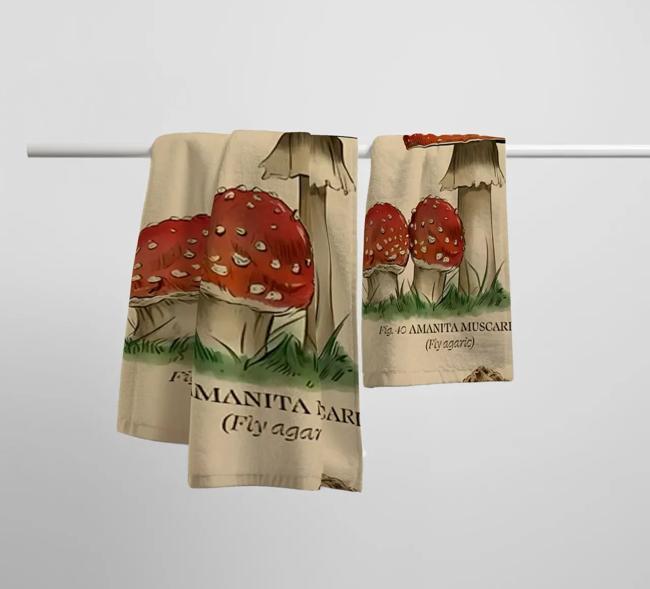 Champignon de la forêt serviette de bain de diedrich