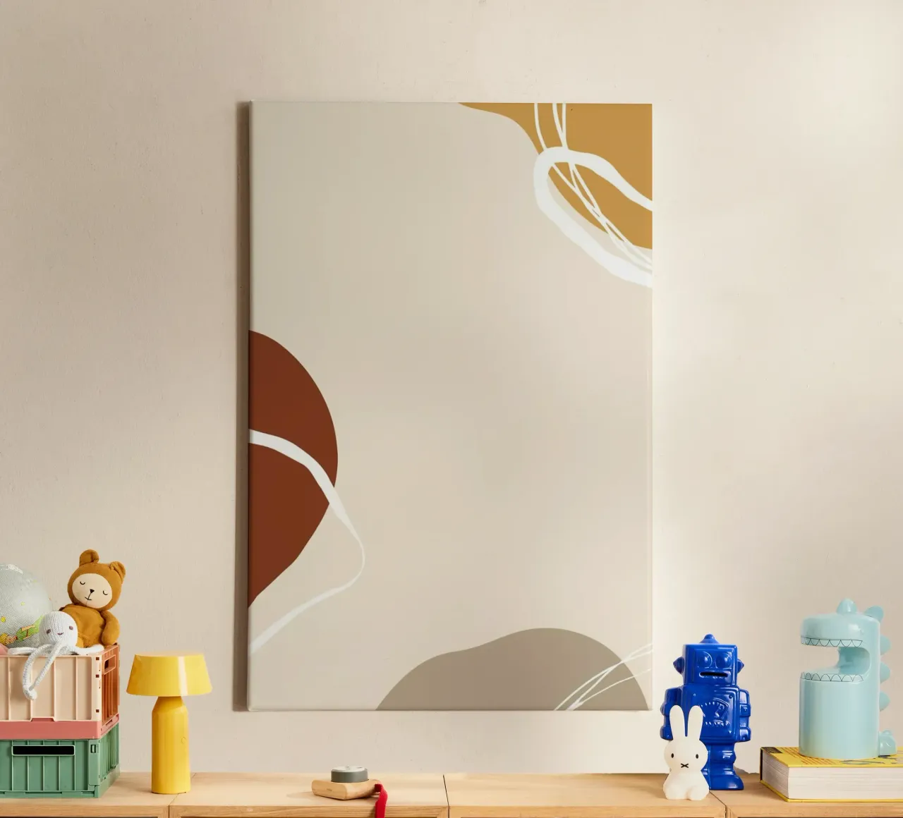 Movement 12 tela con Cornice a cassetta da Pure