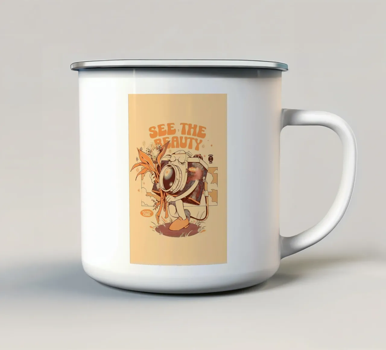 See the Beauty enamel mug by diedrich