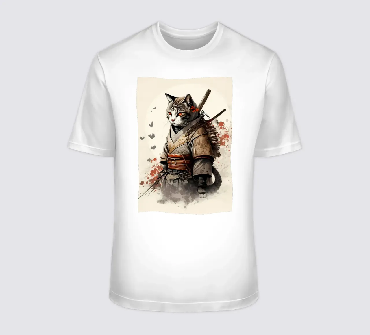Chat samouraï t-shirt de diedrich