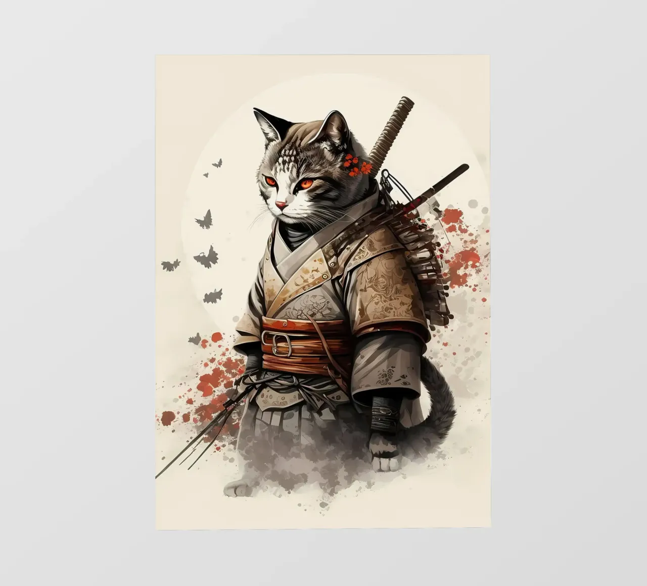 Samurai Cat photo wallpaper by diedrich