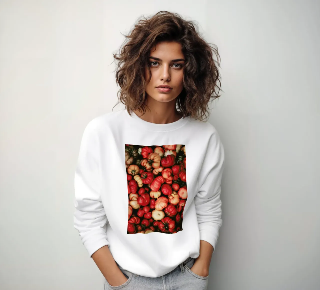 Tomato Rouge felpa da Ingrid Beddoes