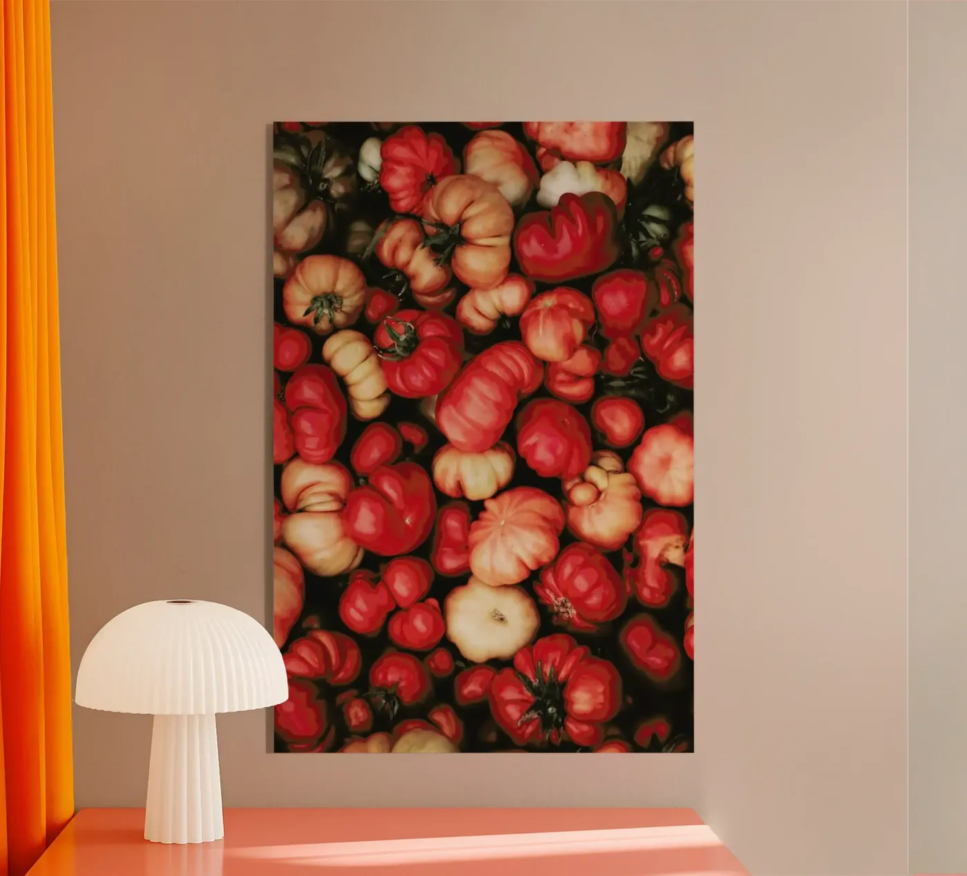 Tomato Rouge plexiglass da Ingrid Beddoes