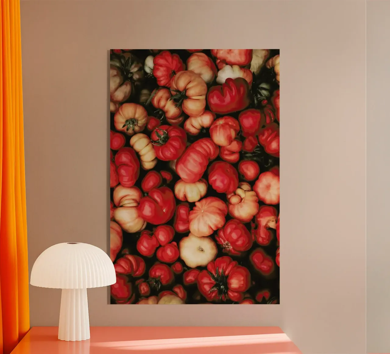 Tomato Rouge plexiglass da Ingrid Beddoes