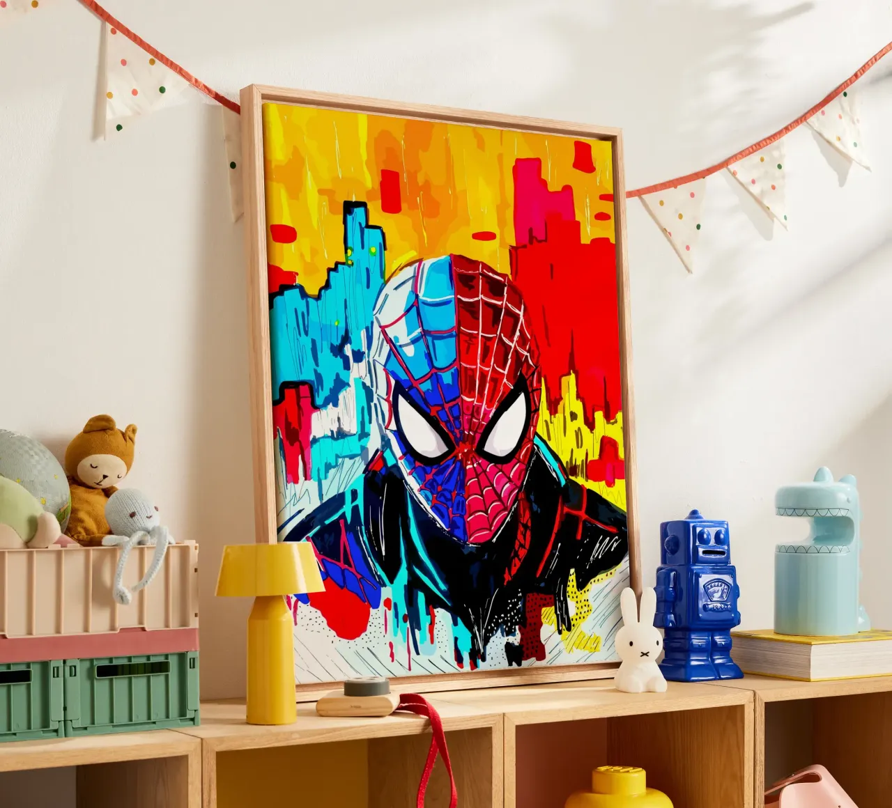 The Amazing Spiderman🕸️ canvas with Floater frame by Eni Brandon