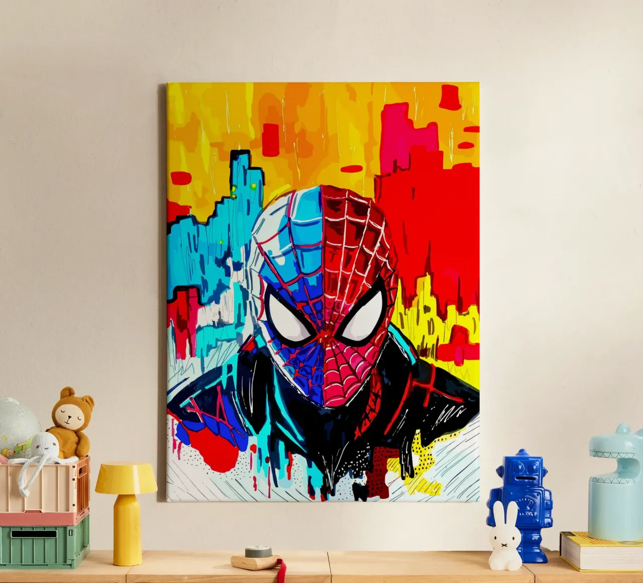 The Amazing Spiderman🕸️ canvas with Floater frame by Eni Brandon