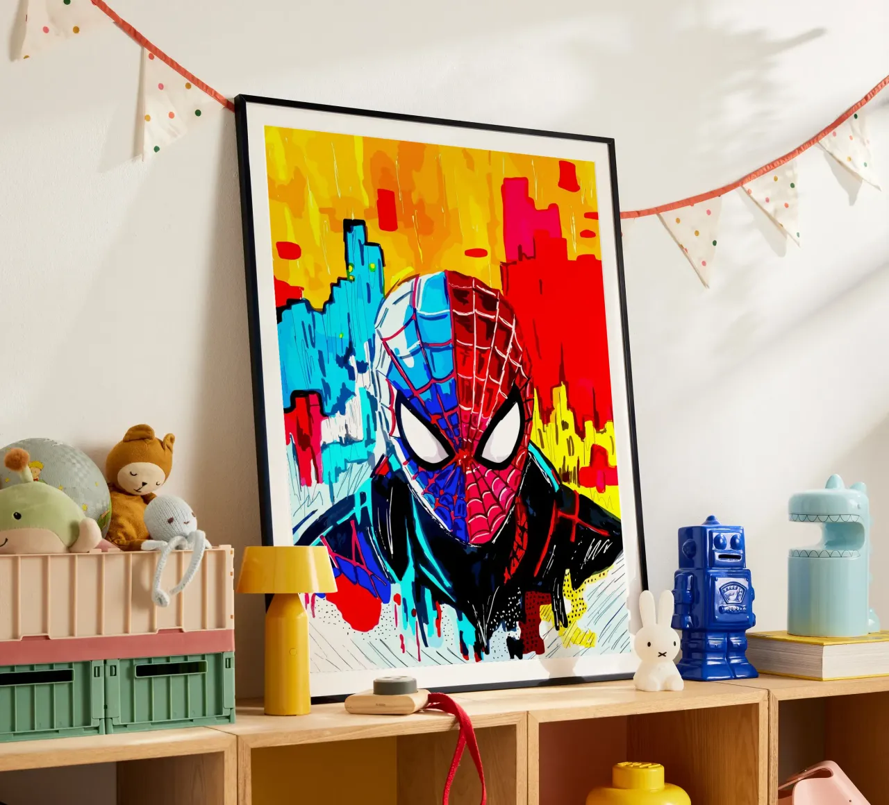 Il fantastico Spiderman🕸️ poster con telaio in plastica da Eni Brandon