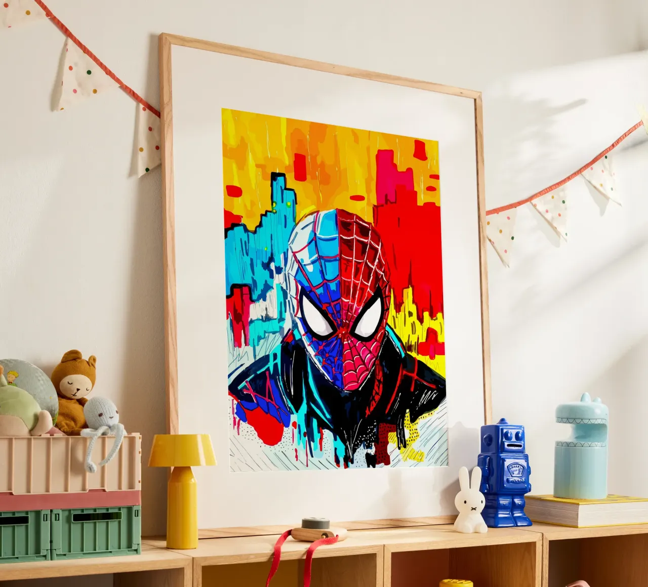 Il fantastico Spiderman🕸️ poster con telaio in plastica da Eni Brandon
