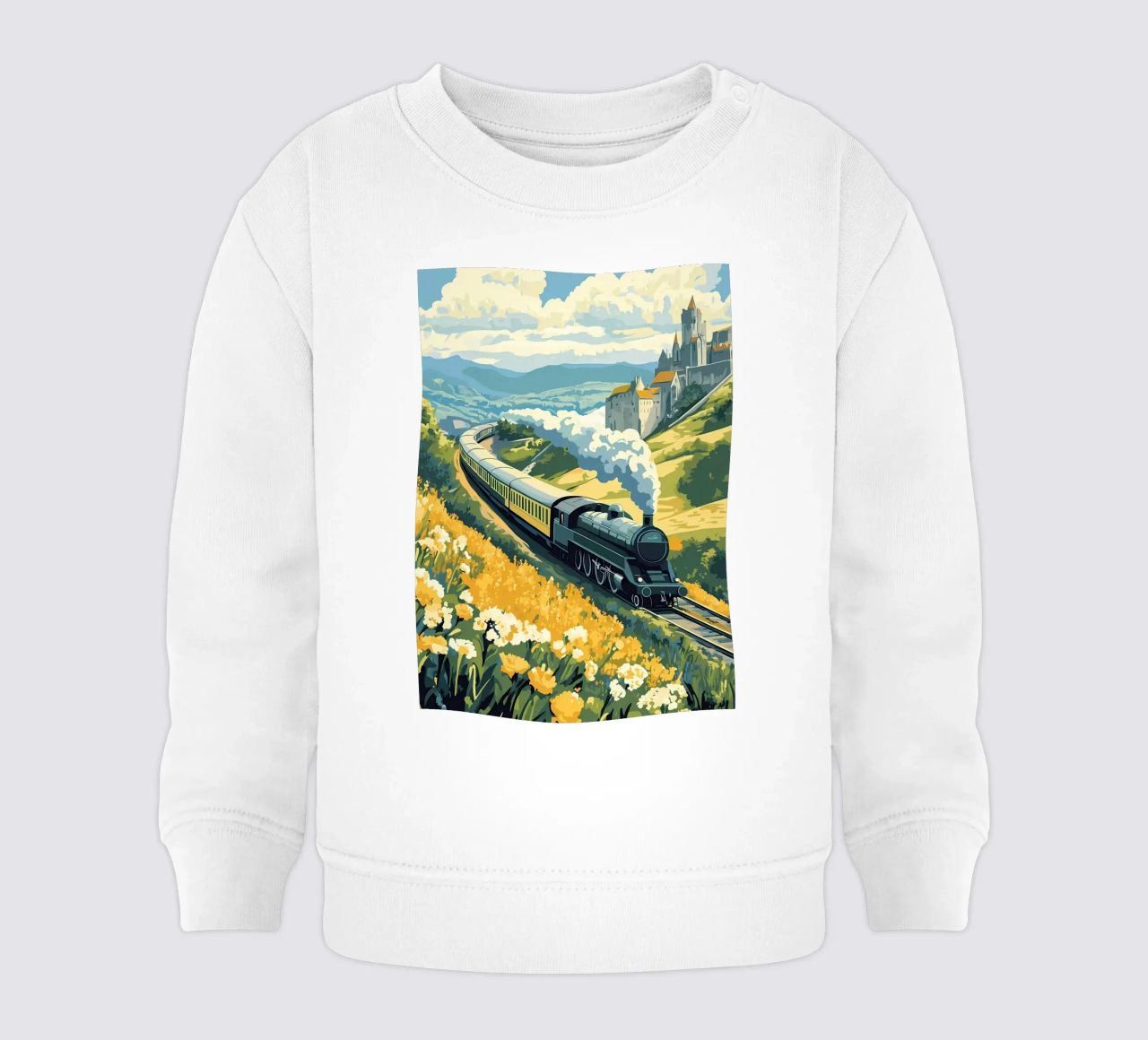 Viaggio sull'Orient Express felpa neonato da diedrich