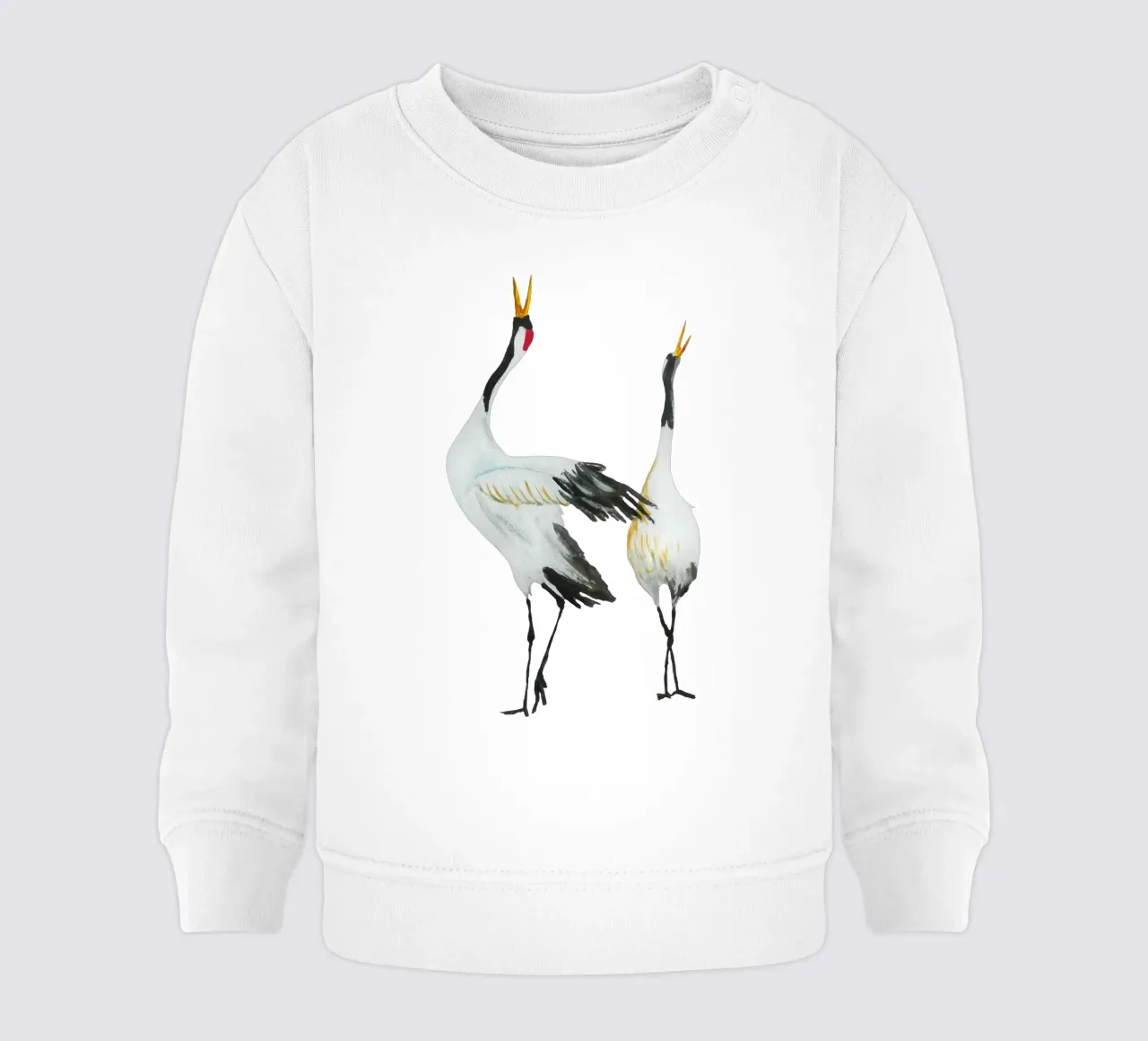 Japanese cranes felpa neonato da Femke Zwaan