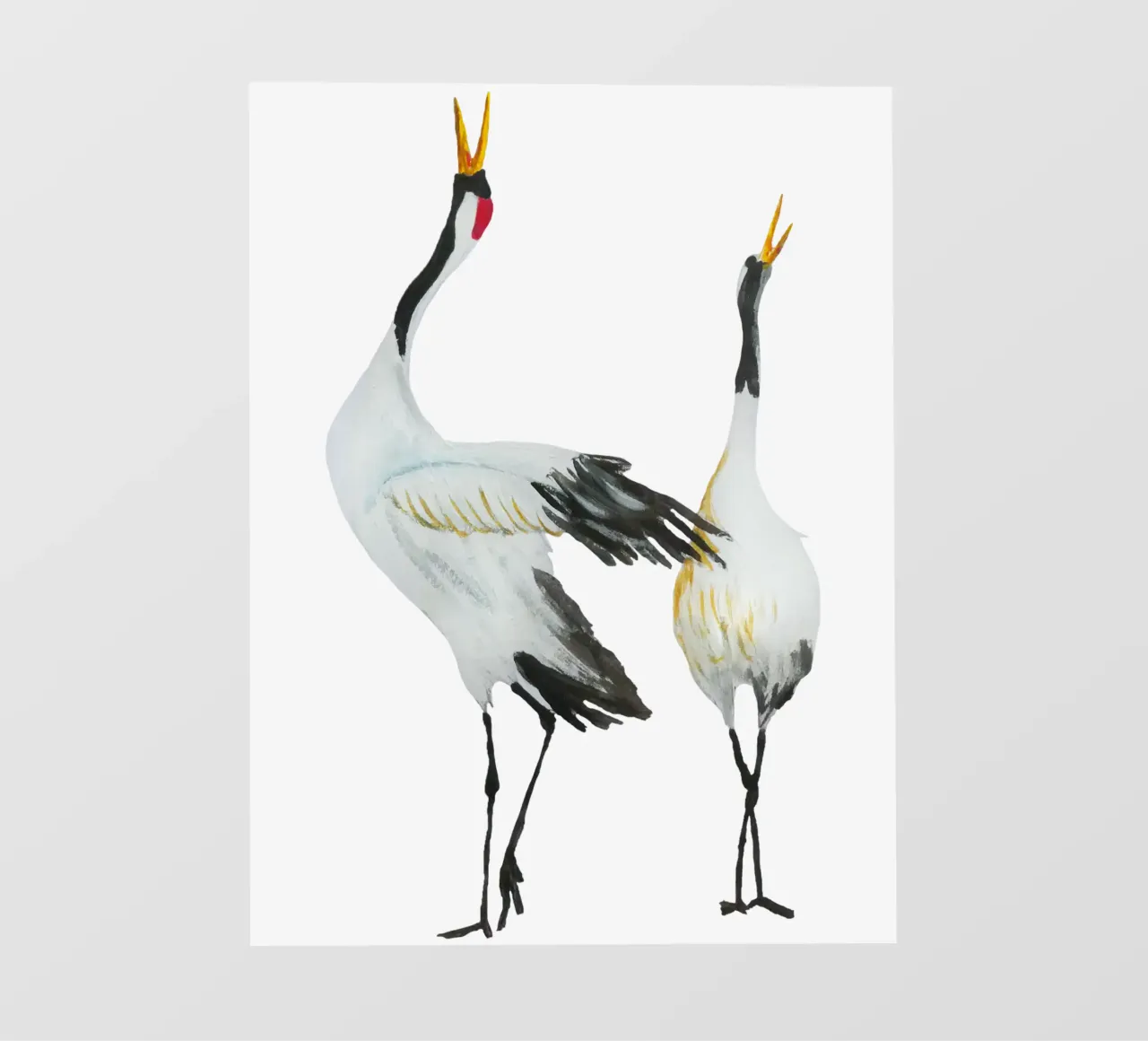 Japanese cranes telo in pvc da Femke Zwaan