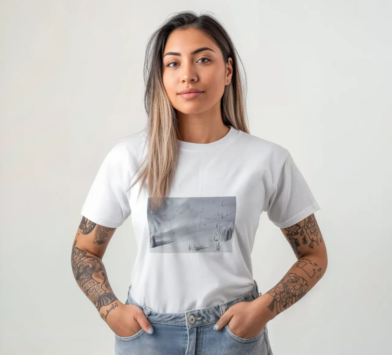 Planet Snow 1 t-shirt da Nur Mut