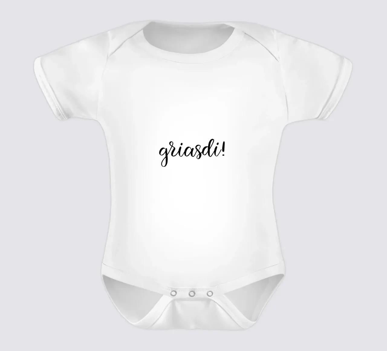 Griasdi! body neonato maniche corte da Made in Bavaria