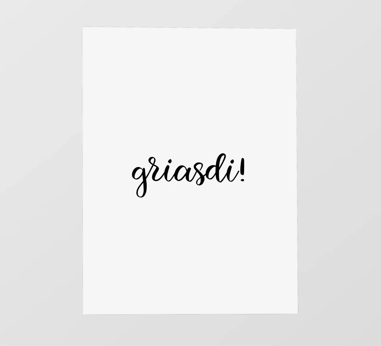 Griasdi! pvc cover by Made in Bavaria