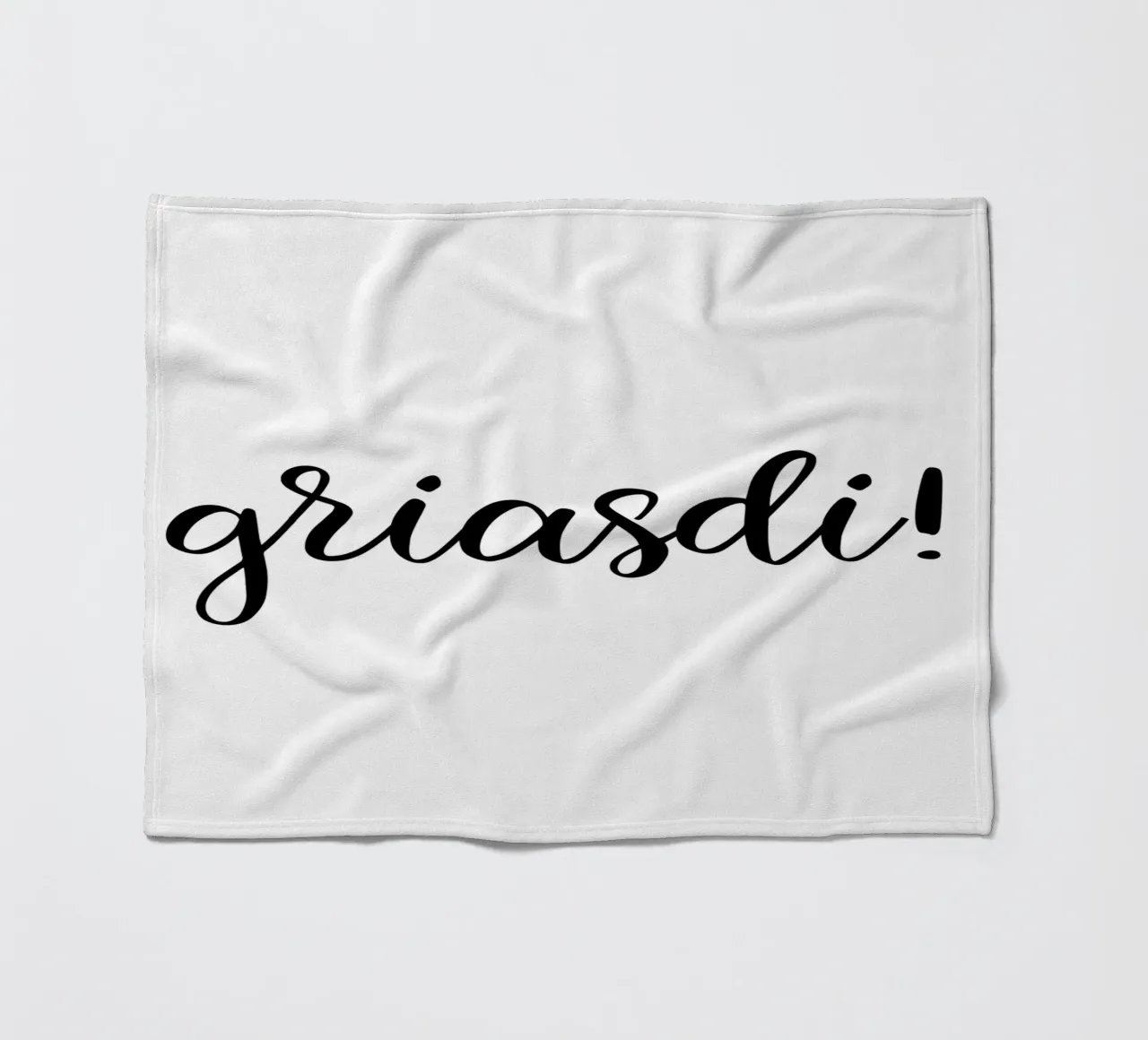 Griasdi! coperta in pile da Made in Bavaria