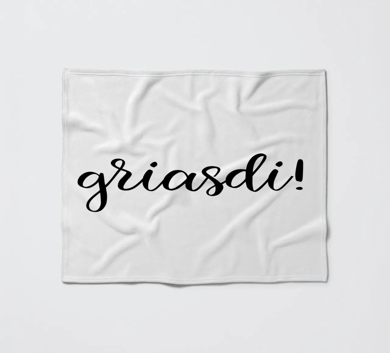 Griasdi! coperta in pile da Made in Bavaria