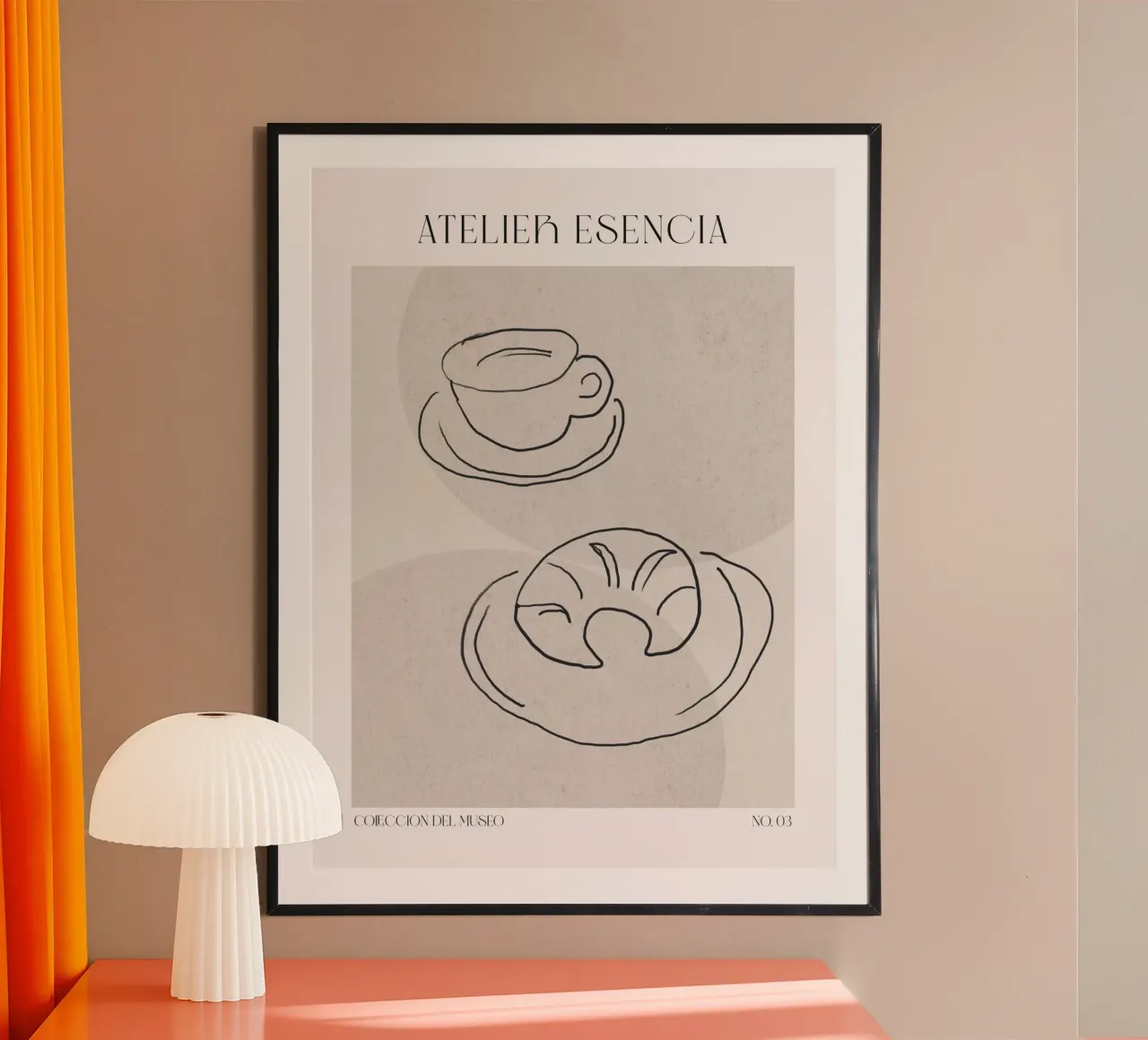 Art Bohemian No 53 poster con telaio in plastica da treechild