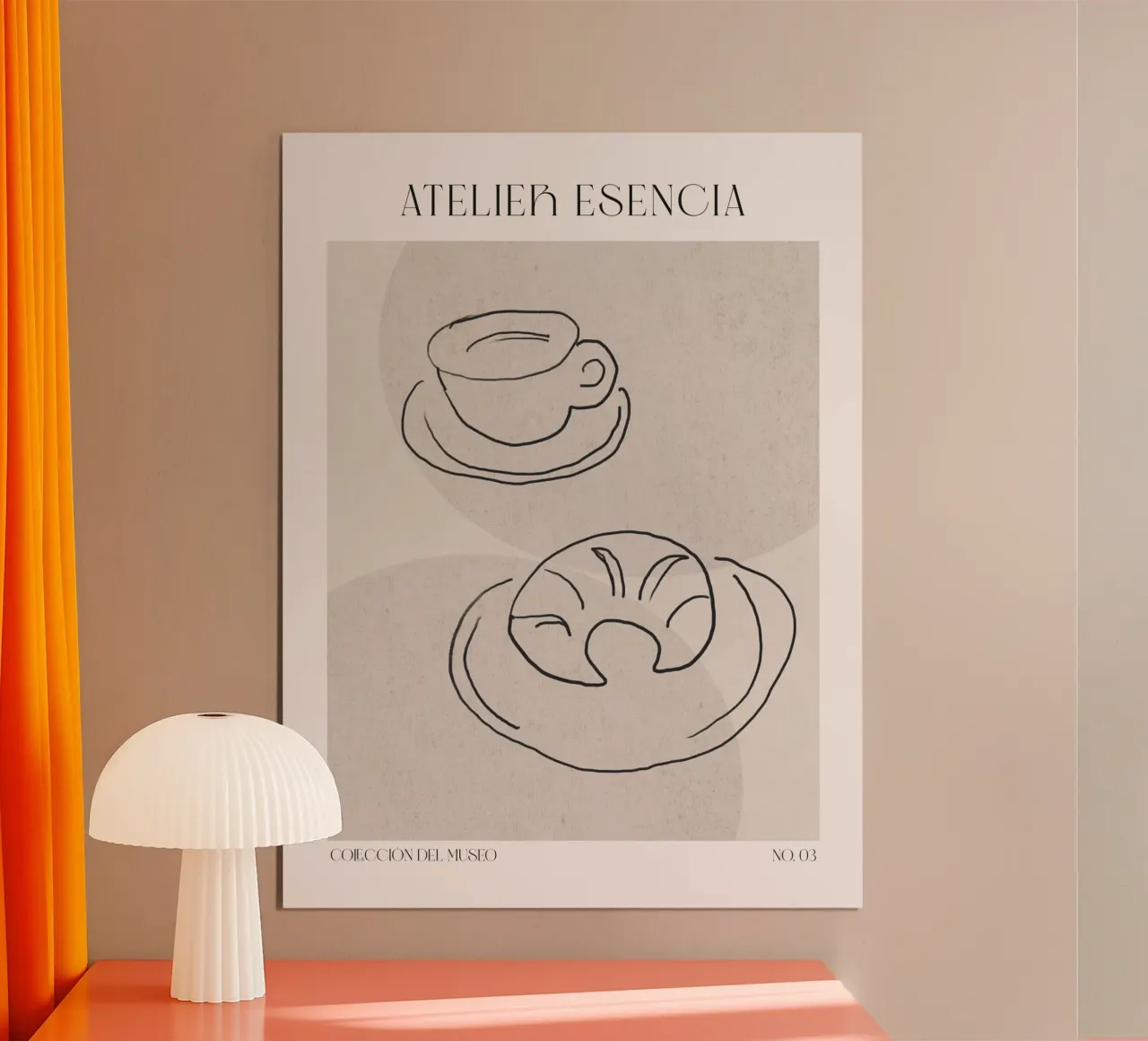 Art Bohemian No 53 poster con telaio in plastica da treechild