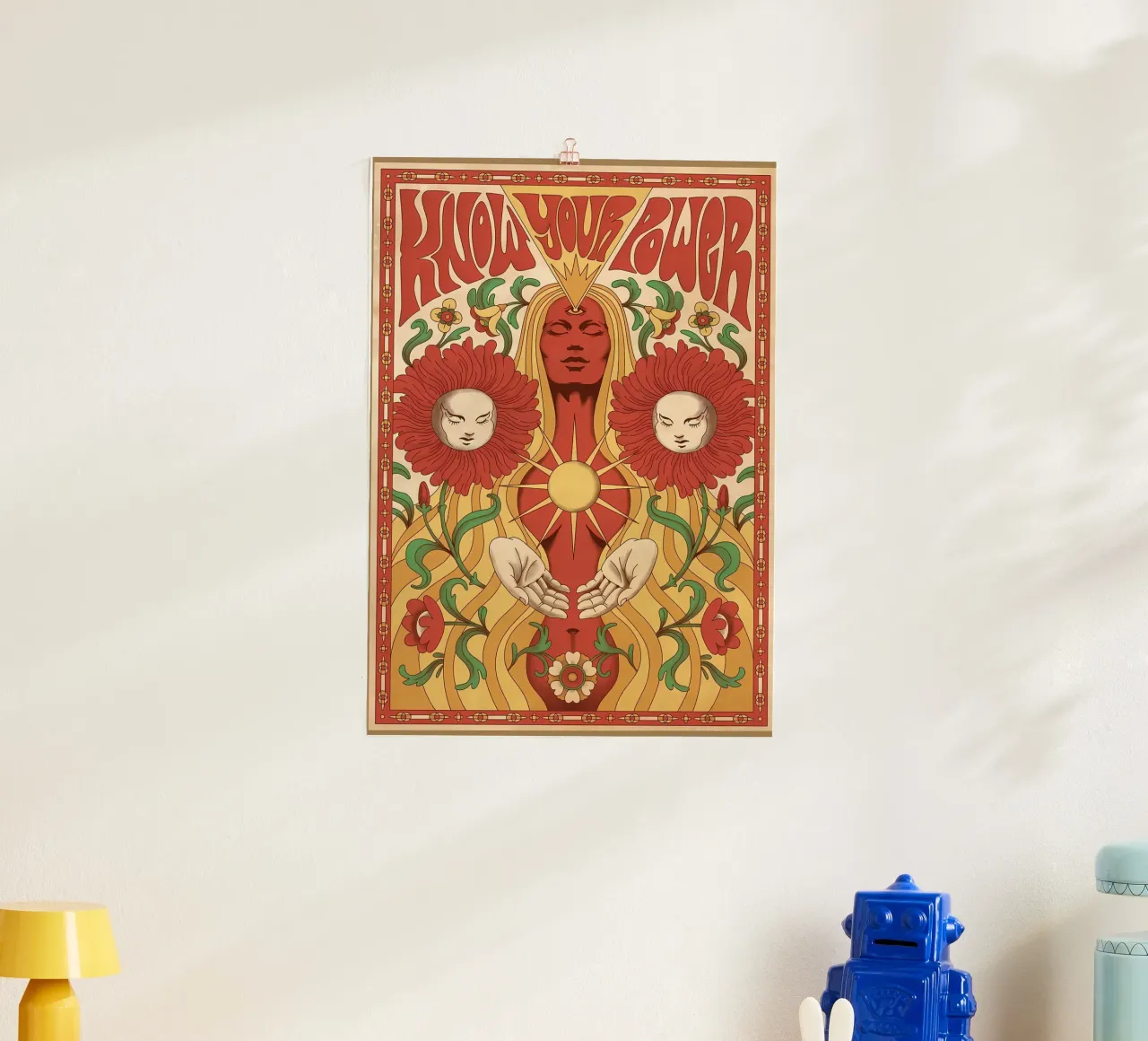 Femminismo Donne Potere Hippy carta hahnemühle da diedrich