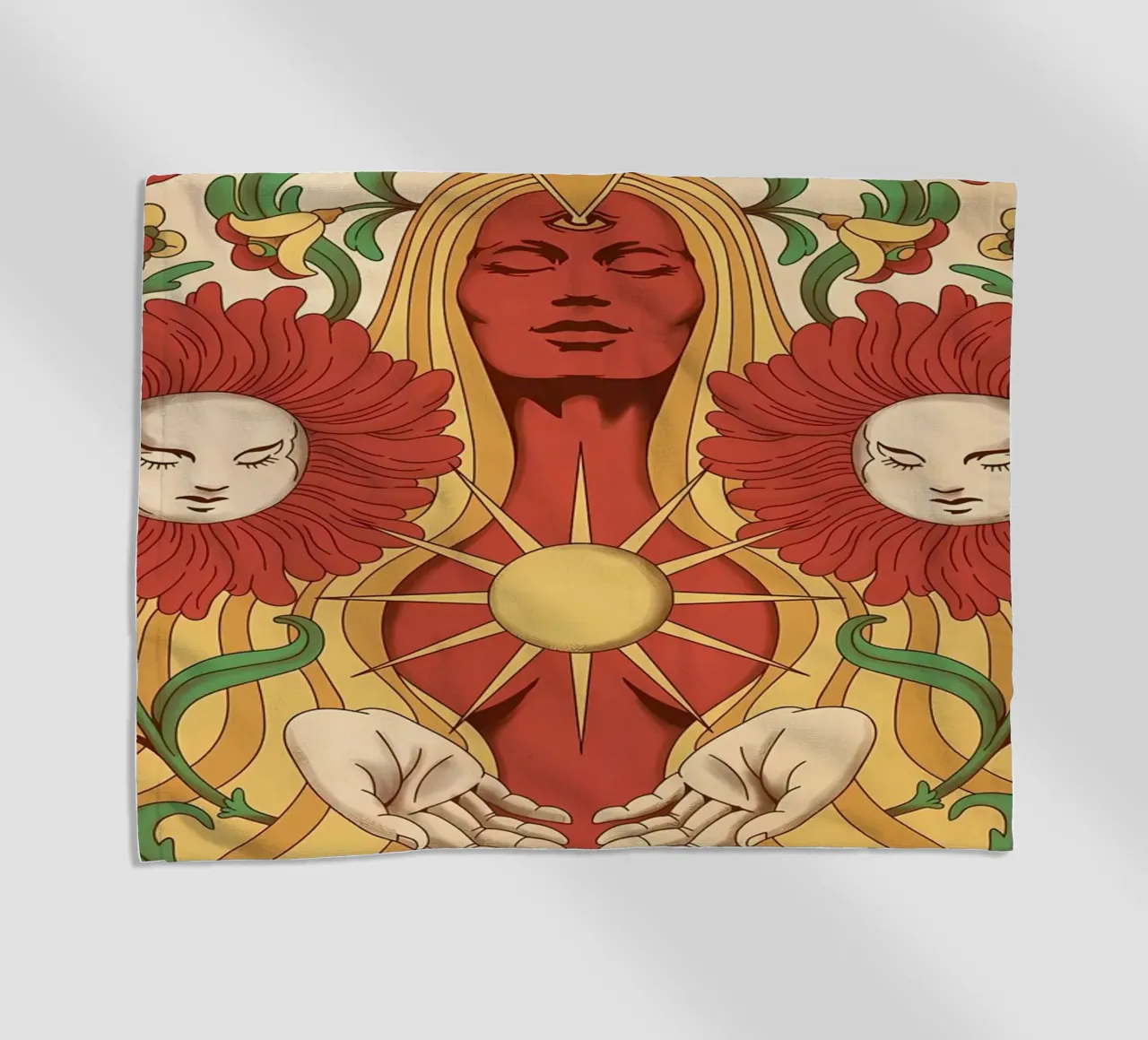 Femminismo Donne Potere Hippy telo mare da diedrich