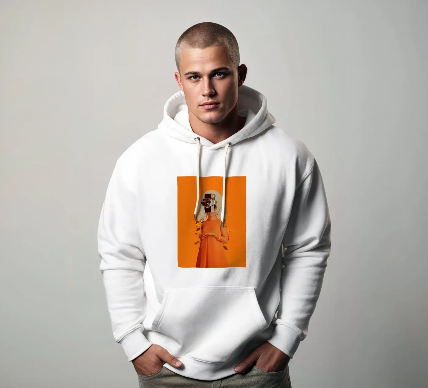 Camerahead hoodie van Frank Moth