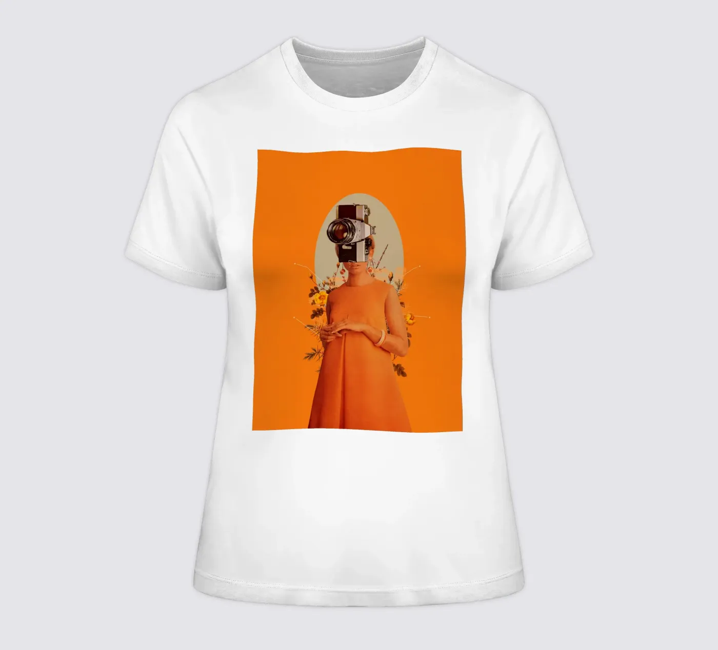 Camerahead t-shirt da donna da Frank Moth