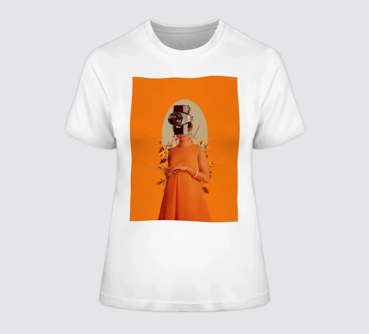 Camerahead t-shirt da donna da Frank Moth