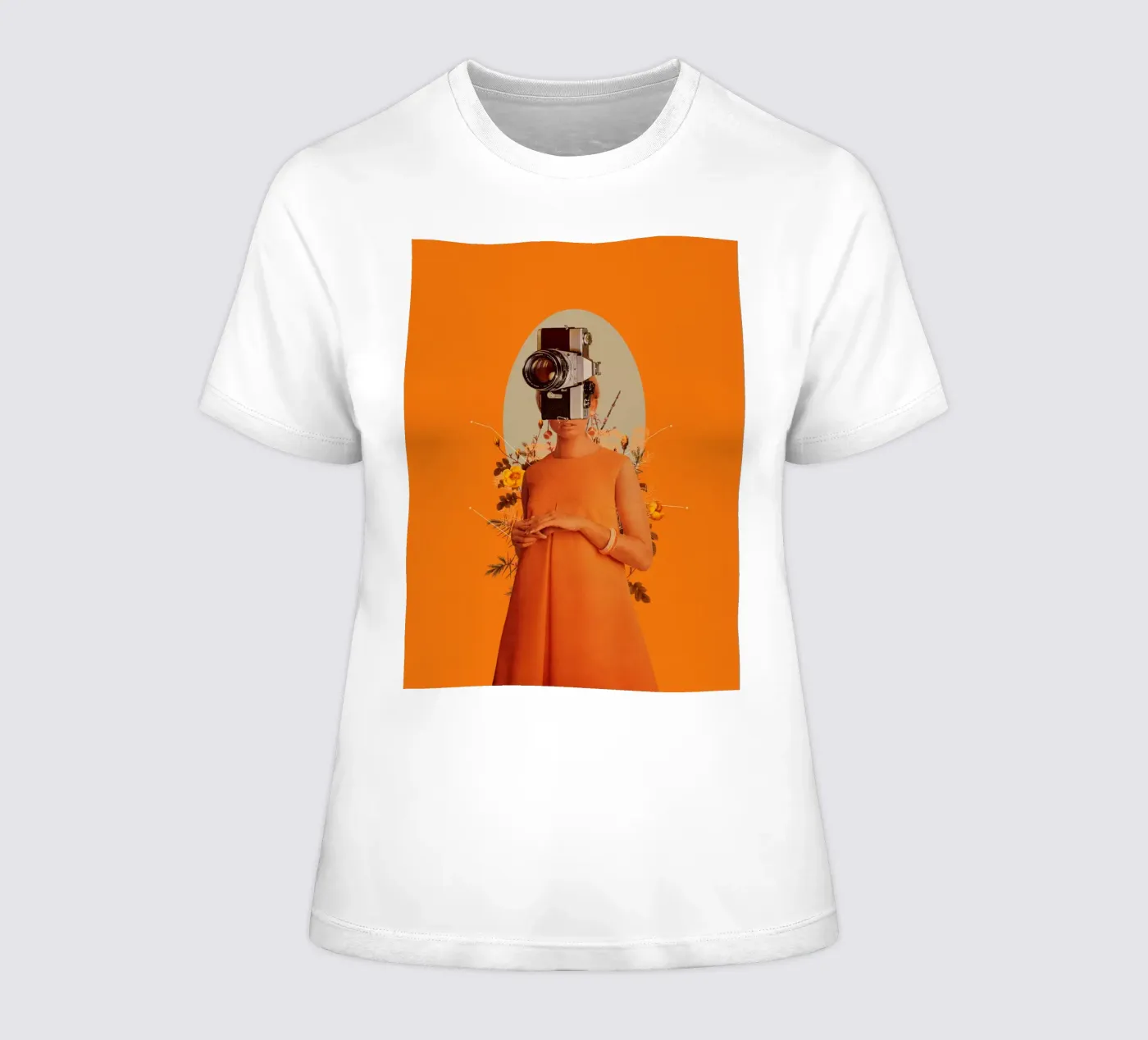 Camerahead t-shirt da donna da Frank Moth
