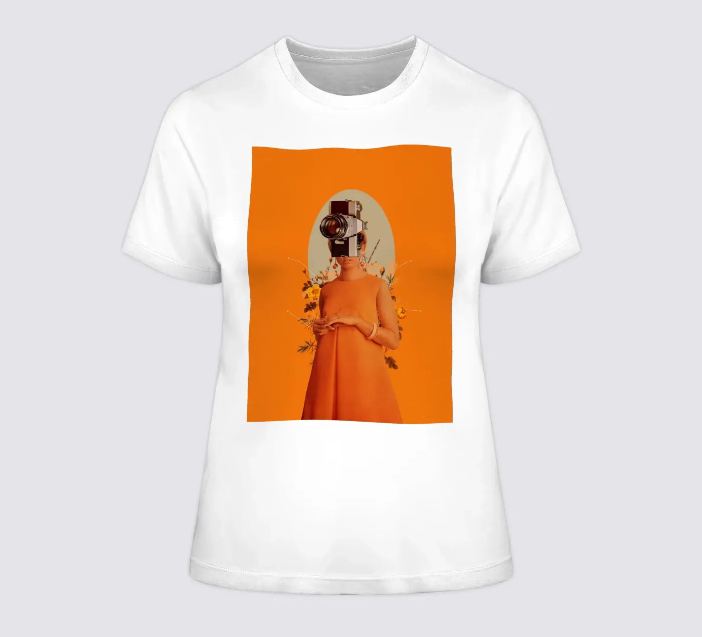 Camerahead t-shirt da donna da Frank Moth