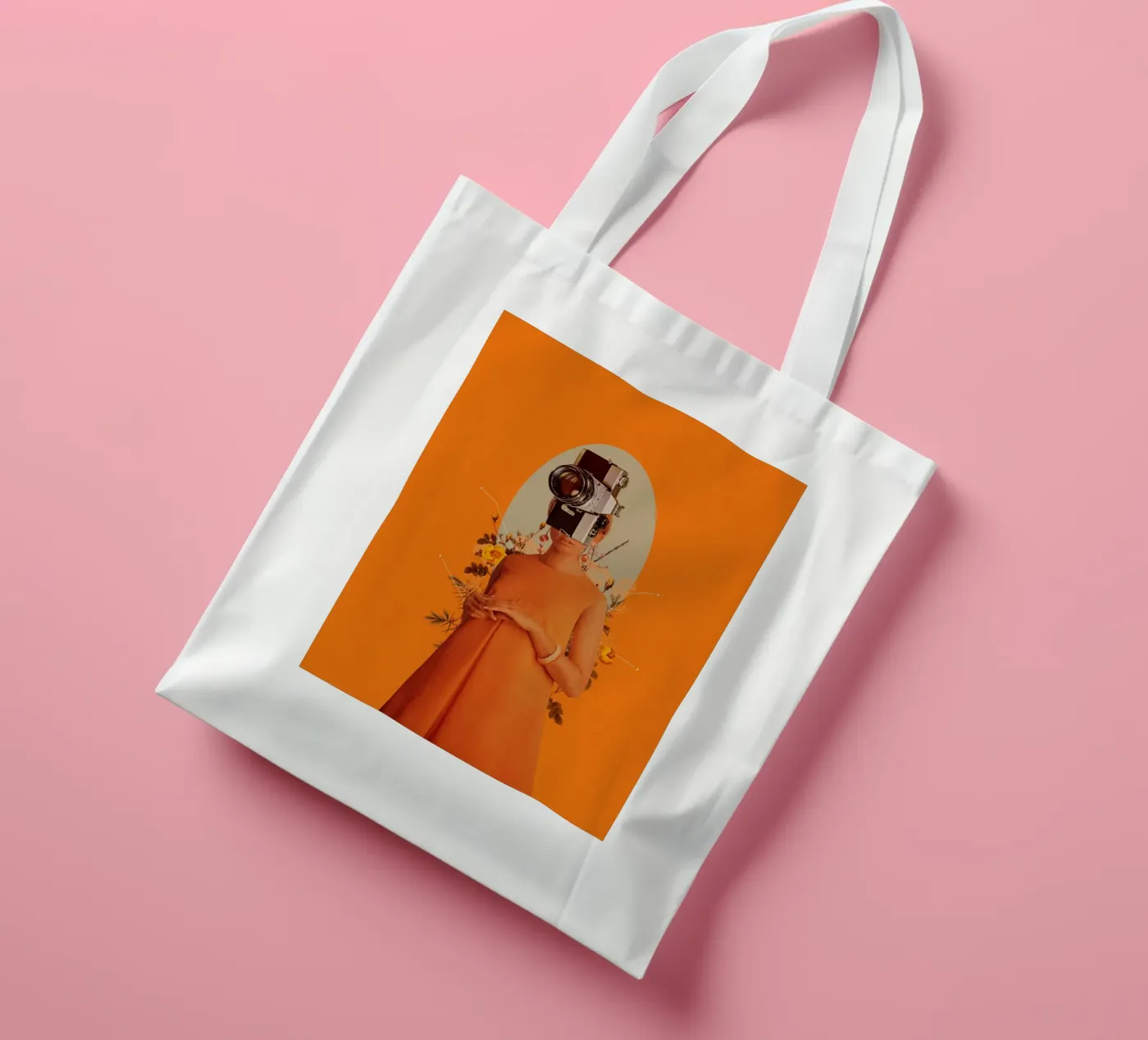 Camerahead tote bag by Frank Moth