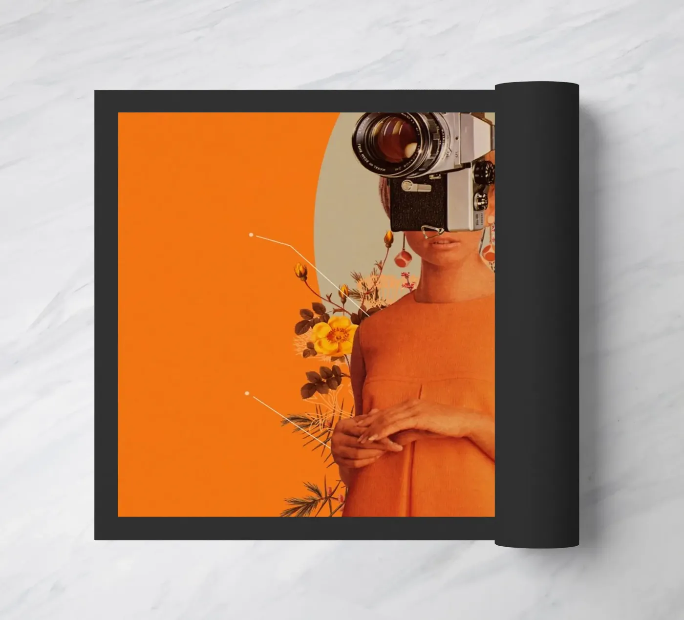 Camerahead deurmat van Frank Moth