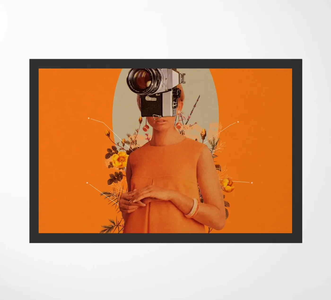 Camerahead deurmat van Frank Moth