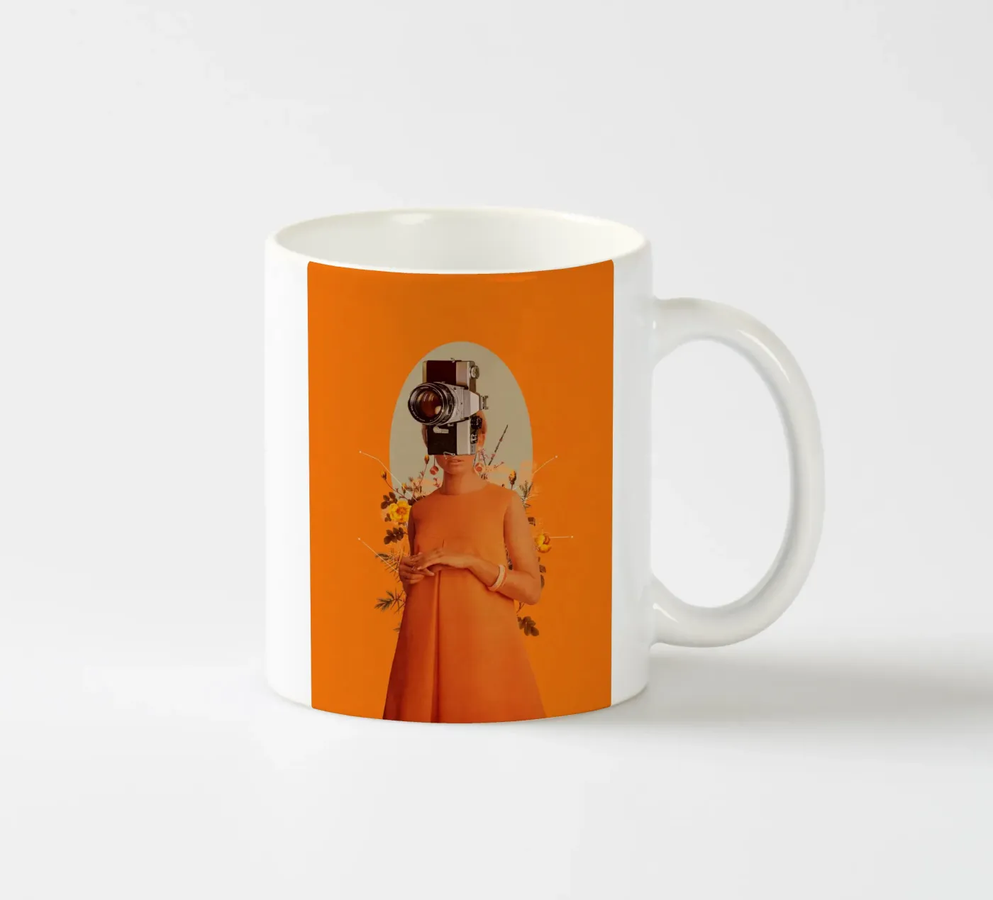 Camerahead ceramic mug by Frank Moth
