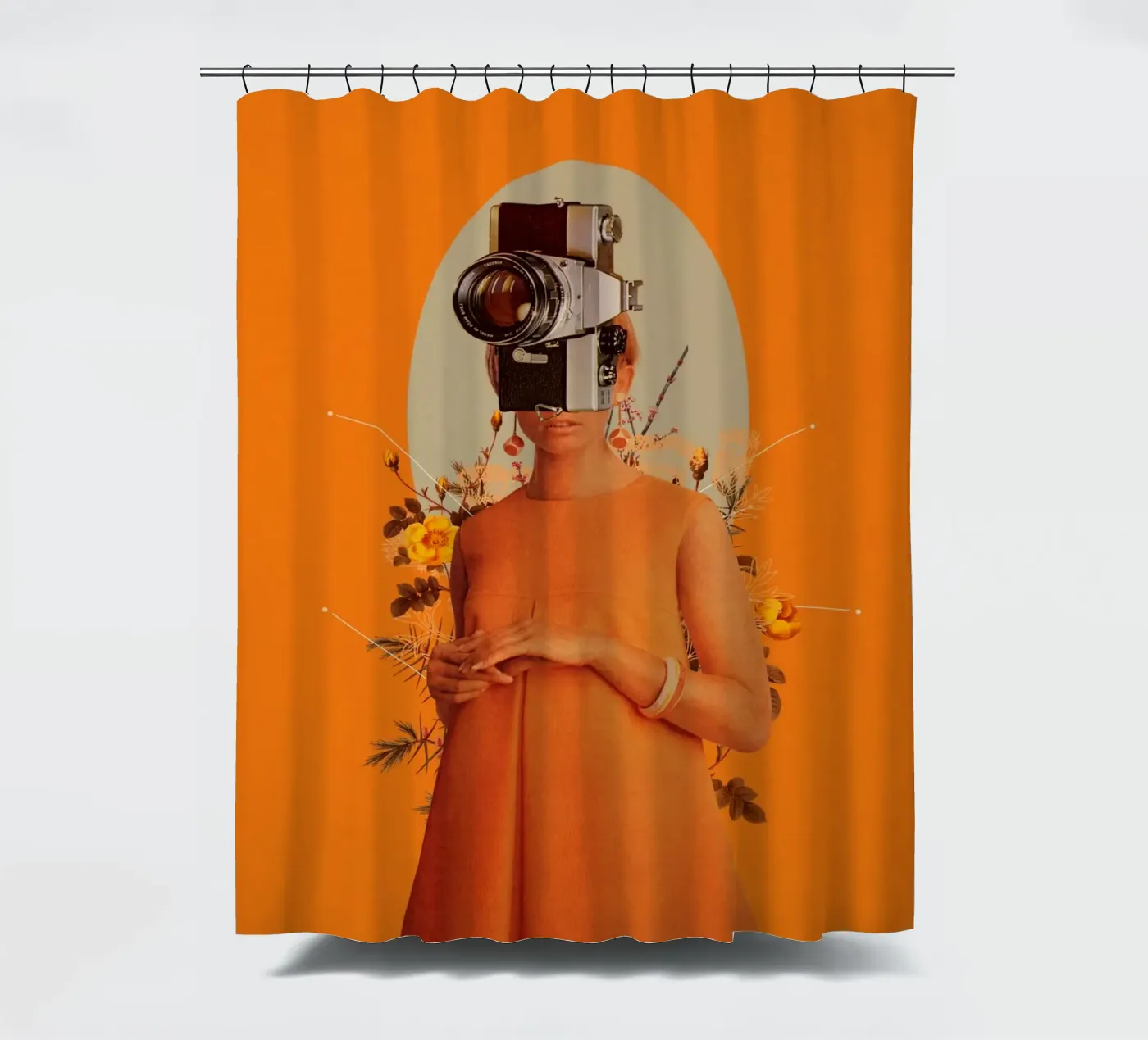 Camerahead douchegordijn van Frank Moth