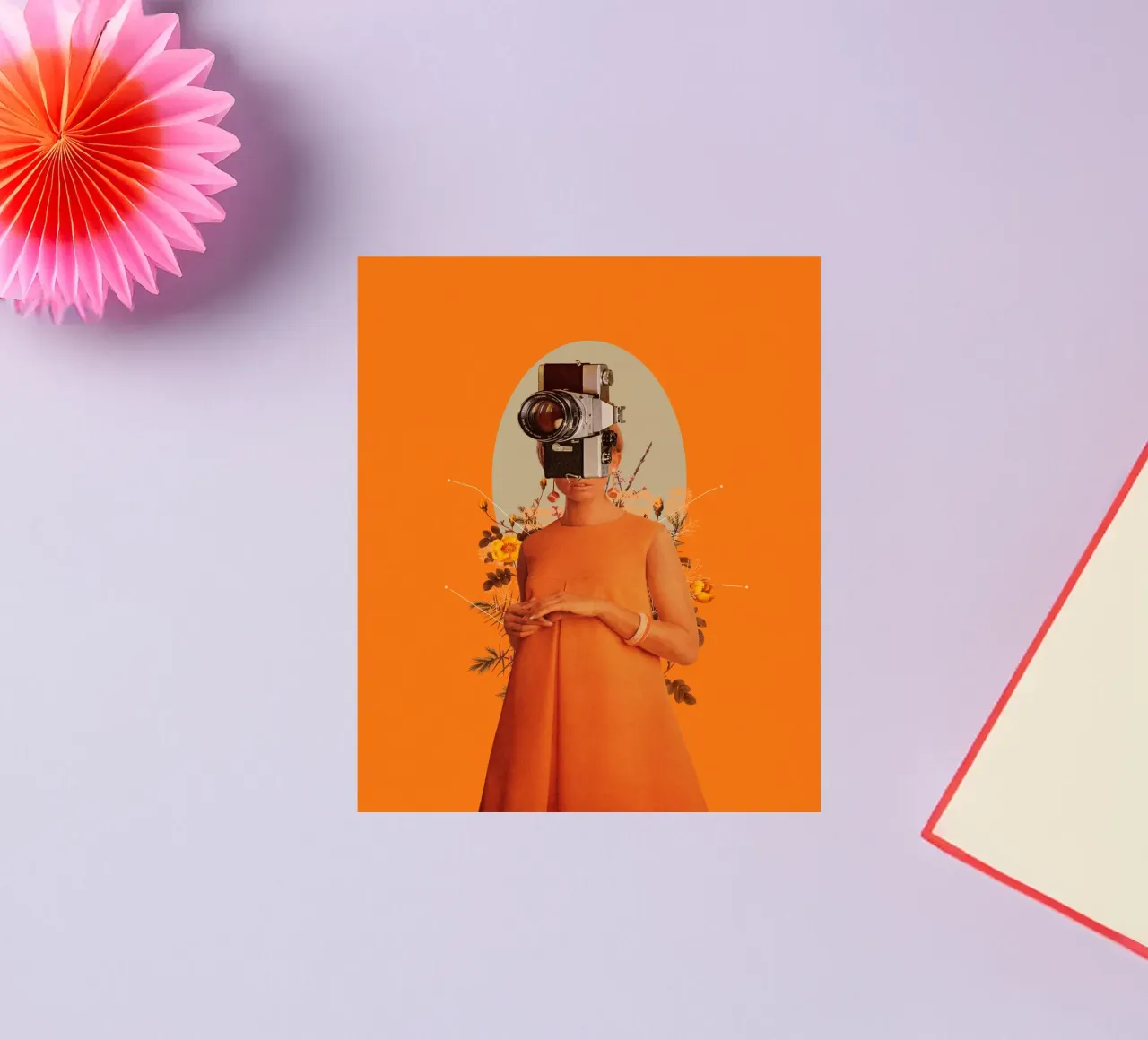 Camerahead sticker van Frank Moth