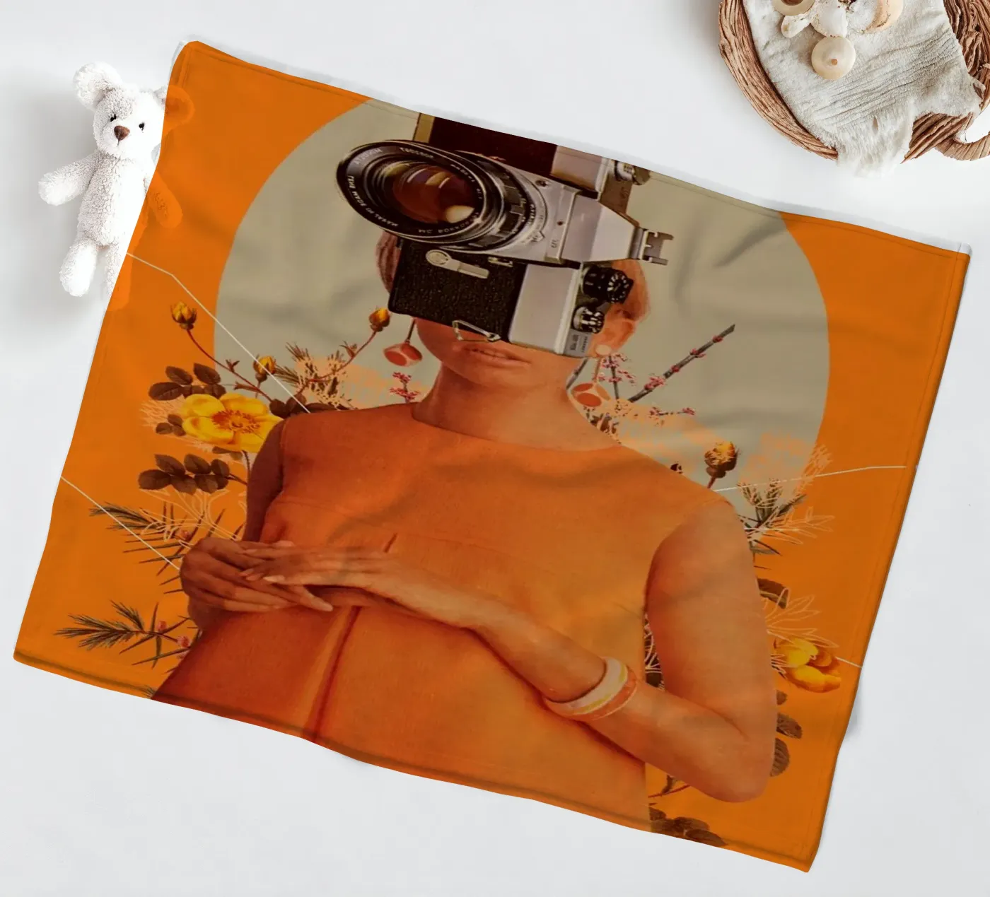 Camerahead fleecedeken van Frank Moth