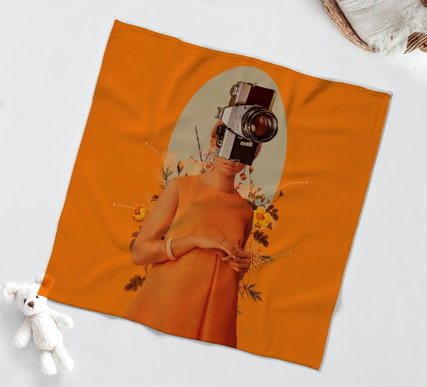 Camerahead fleecedeken van Frank Moth