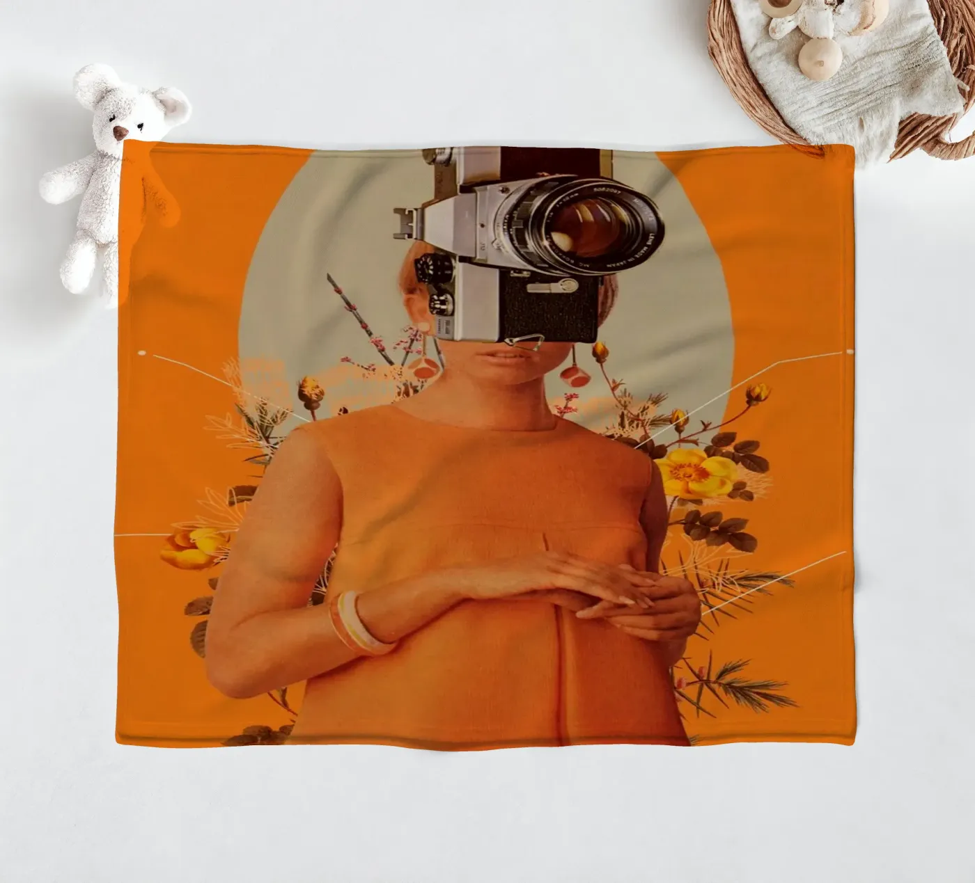 Camerahead fleecedeken van Frank Moth