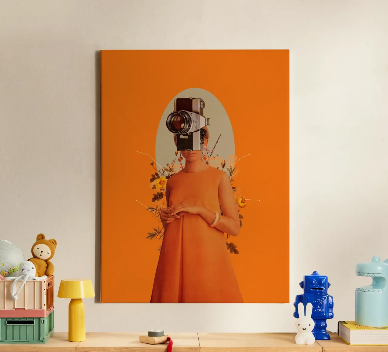 Camerahead canvas by Frank Moth