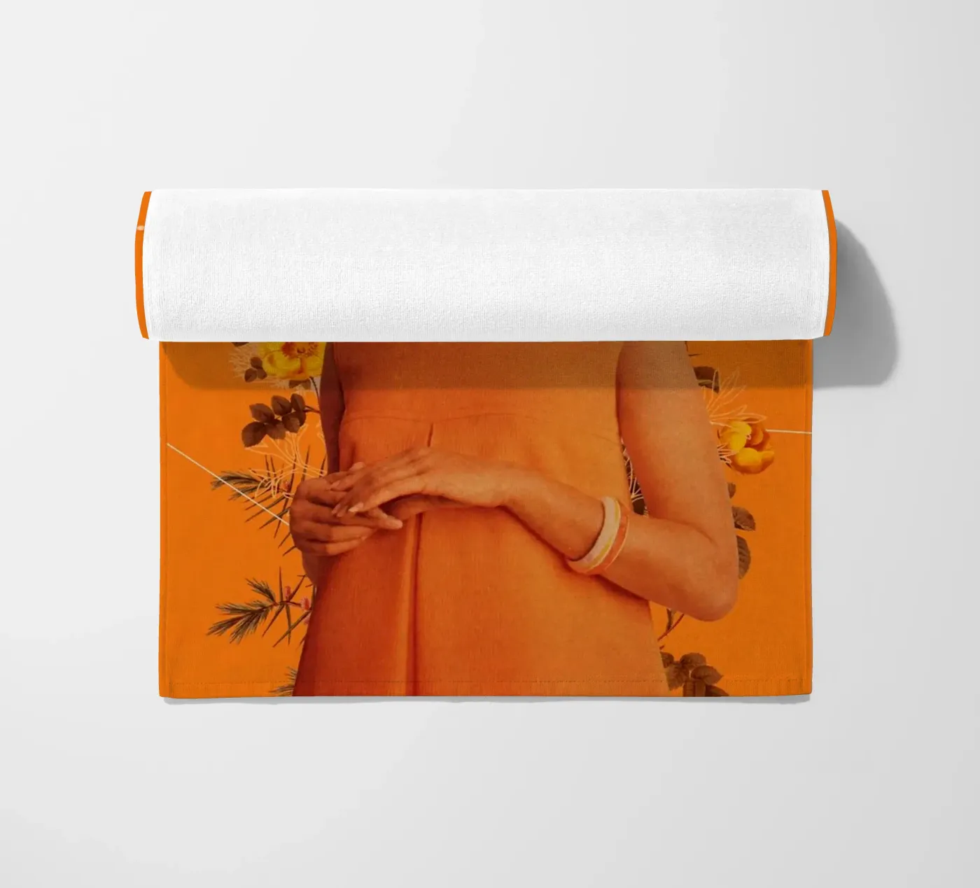 Camerahead beach towel by Frank Moth