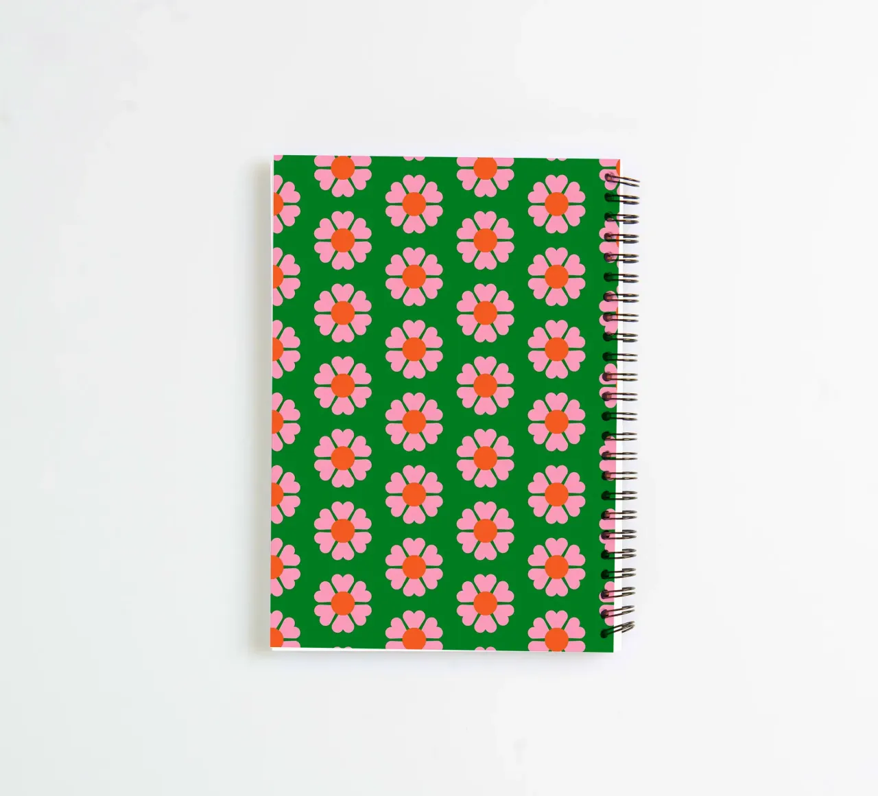 Groovy Retro Pattern 17 spiral notebook by diedrich
