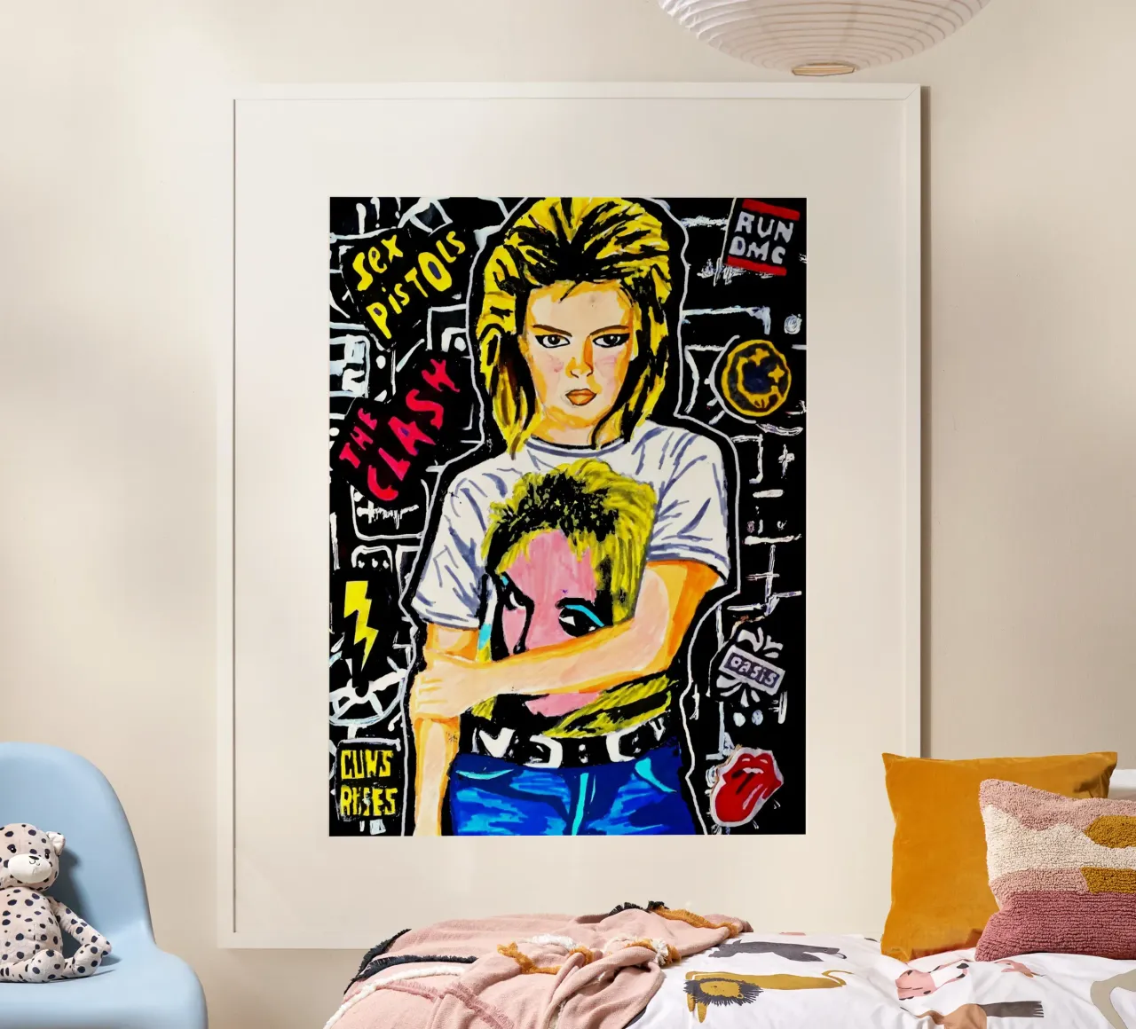 Mixed Tape Muse🤘⚡ poster con telaio in plastica da Eni Brandon